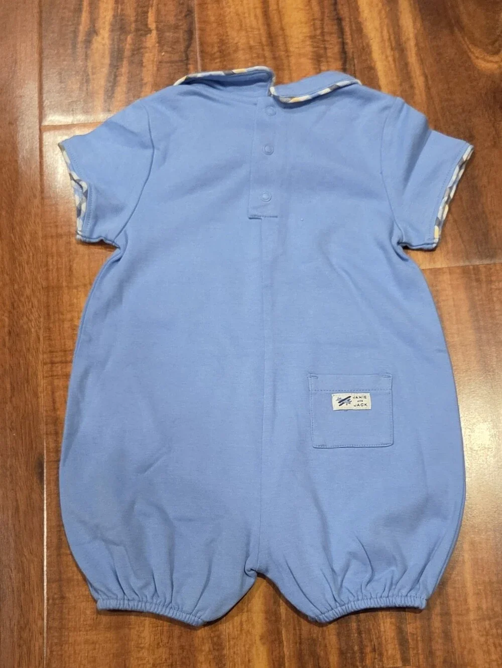 Janie and Jack NWT 3-6 Months Blue Airplane Romper and Socks
